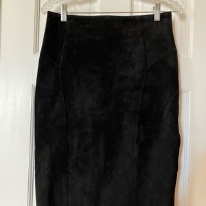 Tannery West Suede Pencil Skirt